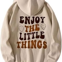 Hooded Neck Long Sleeves Sweatshirt with Kangaroo Pocket Hoodie for Women's-image-61