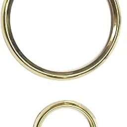 Graceride Brass Meter Ring Golden Set Combo Pack Bullet Motorcycle Speedometer and Ampere Meter Brass Rim-32