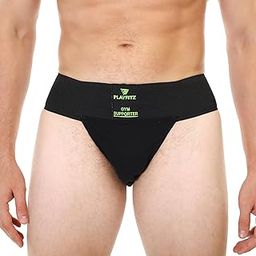 Tokyo Gym Supporter for Men, Sports Underwear for Men for Workout in Gym Stretchable Cotton, Men's Cotton Briefs Moisture Wicking Supporter for Cricket, Running, Gym Quick Dry, (Black)-image-44
