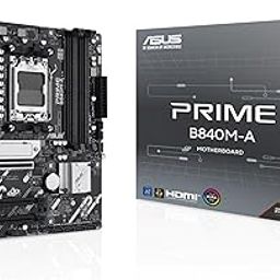 ASUS Prime B840M-A-CSM 4 x DIMM Slots, max. 192GB, DDR5, AMD Socket AM5 for AMD Ryzen 9000 & 8000 & 7000 Series Desktop Processors-image-0