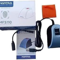 Yukonics L1 Mantra MFS110 Biometric Fingerprint USB Scanner with C Type OTG Free Latest Version & RD Services (Metallic Blue)-image-8