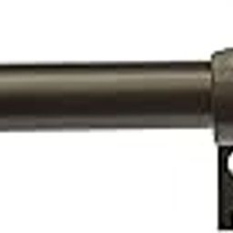AmazonBasics 1" Double Curtain Rod with Round Finials, 36" to 72", Bronze-0