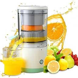 Mabron (15 YEAR WARRANTY) Juicer, Portable Cordless Fruit Juicer, 360-degree Multifunctional Electric Juicer with USB Charging, Lemon Orange Fruit Squeezer Perfect for Kitchen, Outdoor (Electric)-picture-18