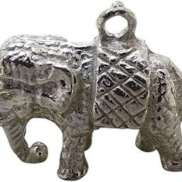 Thoss Silver Chandi Hathi Elephant Pendant Locket for Men and Women ~ Use in Bracelet ya Locket ` for Astrological and Lal Kitab Remedy-image-21