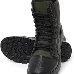 goldstar Men's Ryder Boots High Ankle Military-Style Lace-Up Boots with Anti-Slip Sole & Durable Design-picture-30