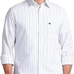 Vertical Striped Cotton Shirt-image-79