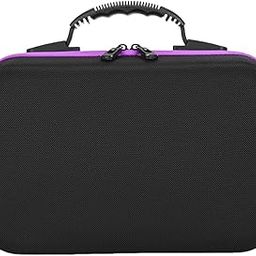 bnf® Nail Polish Organizer Bag Travel Essential Oil Carrying Case for Nail Polish Purple Health & Beauty |Nail Care Manicure & Pedicure |Nail Practice & Display-image-81