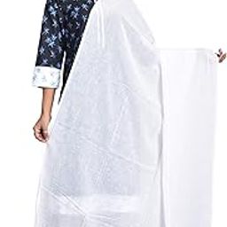 Women's Pure Cotton Single-Colored Traditional Authentic Bandhej Bandhani Dupatta Chunni-image-75