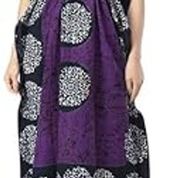 Women Fahsion Batik Kaftan Cotton Night Suit Night Dress Long Caftan Nighty Maxi (in, Alpha, XL, Plus, Plus Size, Purple)-image-27