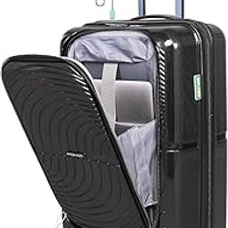 Unbreakable Polypropylene Hard Cabin Trolley Bag 20inch 55cms Small Size for Flight Travel Luggage Bag Trolley Suitable for Men, Women, Boys and Girls (Sable Black, Sable Black)-image-30