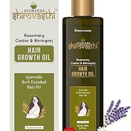 Ayurveda Shirovasthi Hair Growth Oil | Rosemary, Castor & Bhringraj | Enriched with Amla, Lavender, Methi & 50+ Herbs | Hair Fall Control, Dandruff Reduction & Hair Strengthening – 100ml-image-20