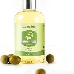 Nat Habit 100% Pure Olive Baby Oil For Baby Skin & Hair, Enriched With Vit E & Omega-3, 6 Non-Refined, LLP Free, Chemical & Preservative Free - 100 ml-image-69