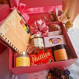 Astrid Premium Raksha Bandhan Gift Hamper for Sister , Luxurious Skincare, Sweet Treats, and Elegant Rakhi - Perfect Festive Gift Set-image-57