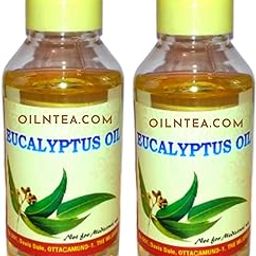 100% Pure Nilgiri (Ooty) Eucalyptus Oil, Natural & Farm Fresh Nilgiri tel For Cough & Cold, Headache, Body & Muscle & Joint Pain, Aromatherapy, Mehandi and Diffuser (60ml+60ml)-37