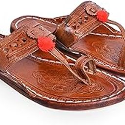 Kolhapuri chappal for women| Kolhapuri slippers for women| Kolapuri chapal for women| Stylish Chappal for women | Stylish slippers for women| Leather slippers for women-PARENT LK2 YELLLOW-image-13