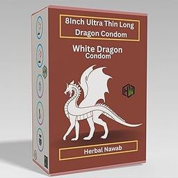Herbal Nawab | White Dragon 8 Inches Condom | parabeen Free-image-94