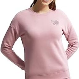 Women's Super Combed Cotton Round Neck U109 Rich Fleece Fabric Printed Sweatshirt with Drop Shoulder Styling-image-77