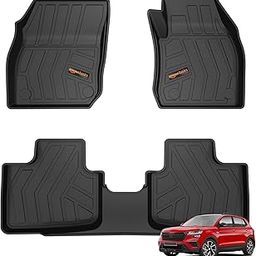 Amazon Basics – 5D Car Floor Mats for Skoda Kushaq (June 2021–Present) | Black | All-Weather Protection | Precision Fit-22