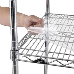 Metro 2436CI-4 Clear Shelf Inlays for 24" x 36" Super Erecta Shelving, Package of 4 Flexible Wire Shelf Liners-9