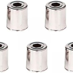 2x5x Microwave Replacement Cap Wear Resistant Oven Parts for Restaurant Office Dark Gray 18x15mm-image-7