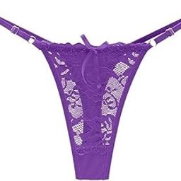 lace g-String Thong Panty Violet-55