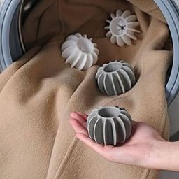 Reusable Silicone Laundry Balls Deep Cleaning Balls Washing Machine Lint Remover Stain Fighter 10 Qty Multicolor-image-63