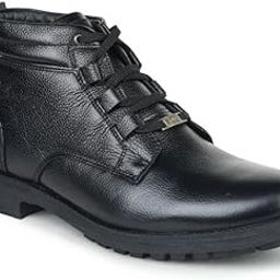 Original Tinted Leather High Ankle Shoes For Men ZA-4691 | Lace up boots with Durable TPR Sole & Soft Cushioned Insole For Casual/Formal wear-picture-50