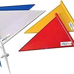 HeadTurners Boundary Flag for Marking for All Sports Cricket, Football etc (Multicolour) - Set of 4-picture-11