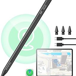 ESR Geo iPad Pencil Findmy for Apple Pencil Compatible with iPad 2018-2025,iPad Pencil Pro with Easy Shortcuts for iPad 11/10/9/8 & Air 13/11 & Pro 12.9/13/11 & Mini 7/6/5,Black(No Wireless Charging)-picture-26