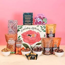 Eat Better Co - Gift Hamper For New Moms | Pampering & Relaxation For Mom-To-Be | Baby Shower Gifts | Pregnancy Gift Box | Gift For Mothers | New Mom Care Package - 10 Item Combo-image-8