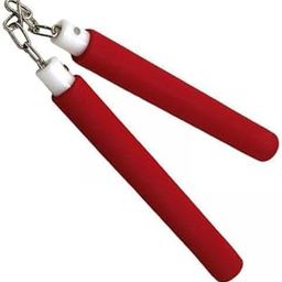 THE STYLE SUTRA 2xPractice Nunchucks Practice Stick for Martial Arts Professionals Kids Adults Red-picture-15