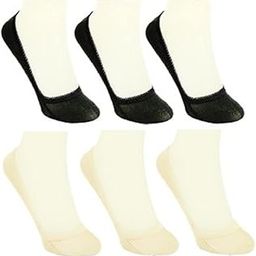 FASHION BELLY COTTON SOCK FOR WOMANS & GIRLS(PACK OF 06,BLACK,BEIGE) Free Size-image-3
