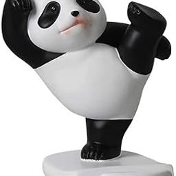 Zibuyu® Phone Stand Desk Accessories Resin Panda Figurines Home Decor Decorative Tabletop Ornaments Cute Phone Holder-picture-23