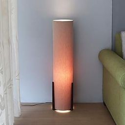 SANDED EDGE - SMARTLY PRICED Wooden Cylinder Shape Corner Decorative Floor Lamp (Beige) Pack of 1-picture-21