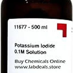 SRL Potassium Iodide 0.1M Solution, 500ml, CAS: 7681-11-0, Molecular Formula: KI, Molecular Weight: 166.00, Storage: Room Temperature, Shelf Life: 36 Months, for lab and industrial use-image-10