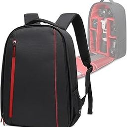 Camera Backpack Bag 15 Inches Laptop Case for DSLR/SLR Camera Waterproof, Shoulder Bag Compatible for Canon Nikon Sony Cameras and Lens Accessories Photographers Travel Outdoor-93