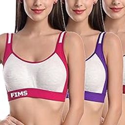 Women's Cotton Non Padded Wire Free Full Coverage Bra-image-56