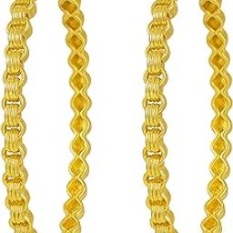 One Gram Gold Plated Traditional Bangles for Women and Girls (4032)-image-81