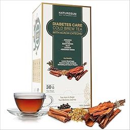 Naturesum Diabetes Care Cold Brew with Acacia Catechu – 30 Tea Bags, Organic Blend for Blood Sugar Support, Cinnamon, Fenugreek, Giloy, Licorice, Improves Insulin Sensitivity, Reduces Inflammation, Controls Glucose Levels in Blood-18