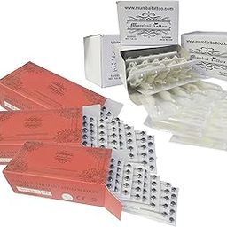 MUMBAI TATTOO COMBO PACK NEEDLES 11RL,11RS,11M1 ROUND MAGNUM LINER, SHADER WITH TIPS 11RT,11RT,11MFT (PACK OF 3 RED BOX NEEDLES & 3 BOX TIPS)-4