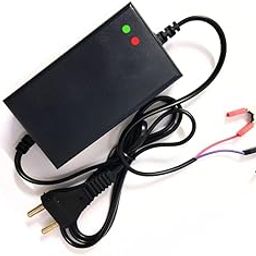 TechSupreme 12 Volt 2 Amp Battery Charger for Bike, Car, UPS Battery Charger Worldwide Adaptor A4-6