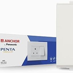 Anchor by Panasonic Penta Modular 6AX One Way Switch, 1M Switch for Low to Medium Home Appliances (White, 65001)-image-3