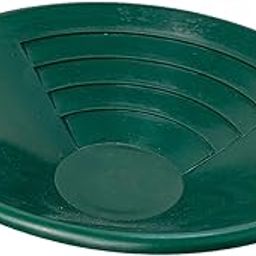 CALANDIS™ Gold Panning Pan Green Portable Prospecting Tool for Streams Rivers Villages 10inch Gold Pan | Metal Detector Accessories | Gadgets & Other Electronics-21