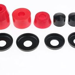 CALANDIS™ Skateboard Rebuild Kit Bushings Washers Pivot Cups for 2 Trucks 7in Red | Risers & Hardware | Skateboard Parts | Skateboarding & Longboarding | Outdoor Sports-image-9