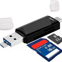 Shreyansh 3 in 1 SD Card Reader | USB Type C, USB 3.0 and Micro USB, OTG, Memory Card | Portable Card Reader | Compatible with TF, SD, Micro SD, SDHC, SDXC, MMC, RS-MMC, Micro SDXC-24