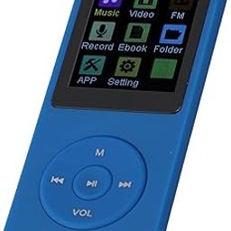 MP3 Player with Bluetooth 5.0, Portable MP3 Music Player with 1.82in Screen, Smart Noise Reduction Digital Music Player Voice Record with Playback, E Book Function (without-8