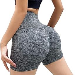 High Waisted Yoga Biker Shorts for Women Tummy Control Leggings Butt Lifting Workout Shorts Quick Dry Hip Lifting Yoga Shorts Multi Colour-image-28