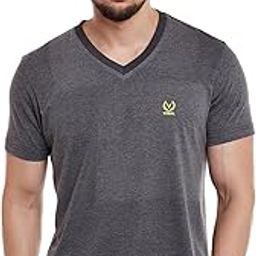 Men Regular Fit Tshirts Grey X-Large Pack of 1-VEE-ANTHRA01-XL-image-3