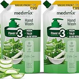 Medimix Ayurvedic Nature Care Hand Wash Refill With Neem,Tulsi&Aloe Vera 675 Ml (Combo Pack Of 2)|For Soft&Odour-Free Hands|99.9% Germ Protection|Shop Herbal|Natural|Soap-Free|100% Vegan-image-48