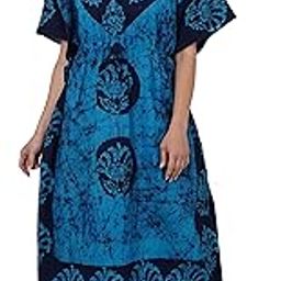 Women's Cotton Gown Plain Maxi Nighty (Free Size)-image-56